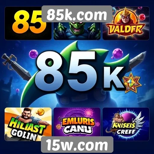 Jogos populares disponíveis em 85k.com